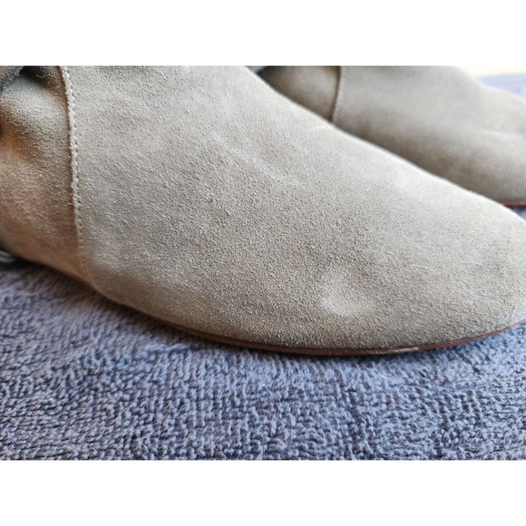 Isabel Marant Suede Etoile Moto Boots Size 38 / US 7.5 Olive Green - Picture 3 of 16